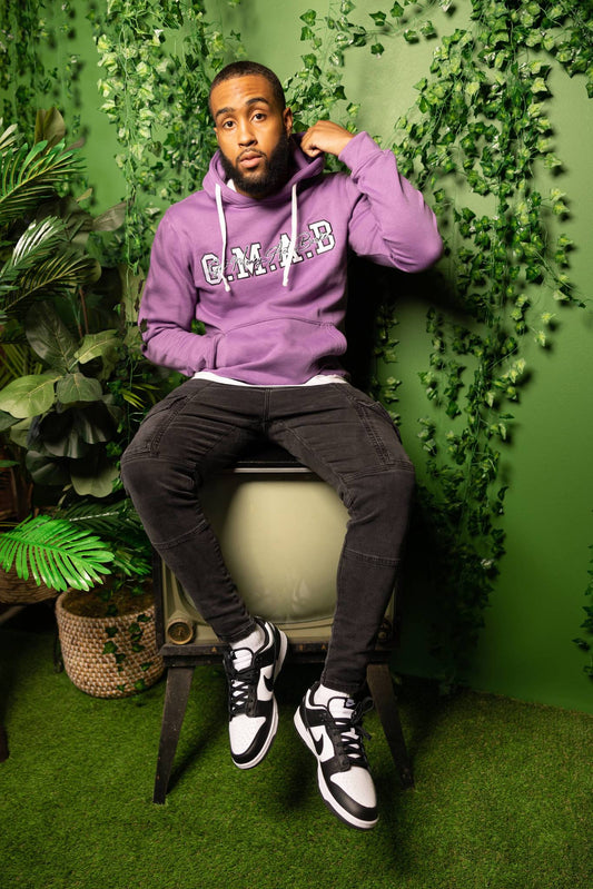 G.M.A.B Cursive Edition Lavender Hoodie