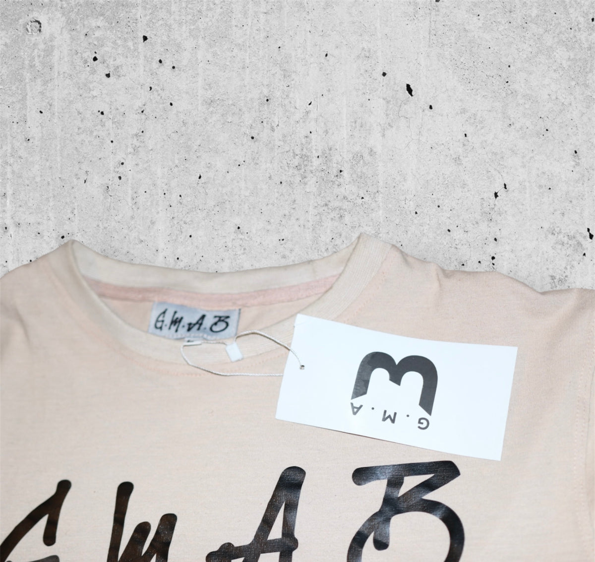 Creme G.M.A.B Car Logo Tee