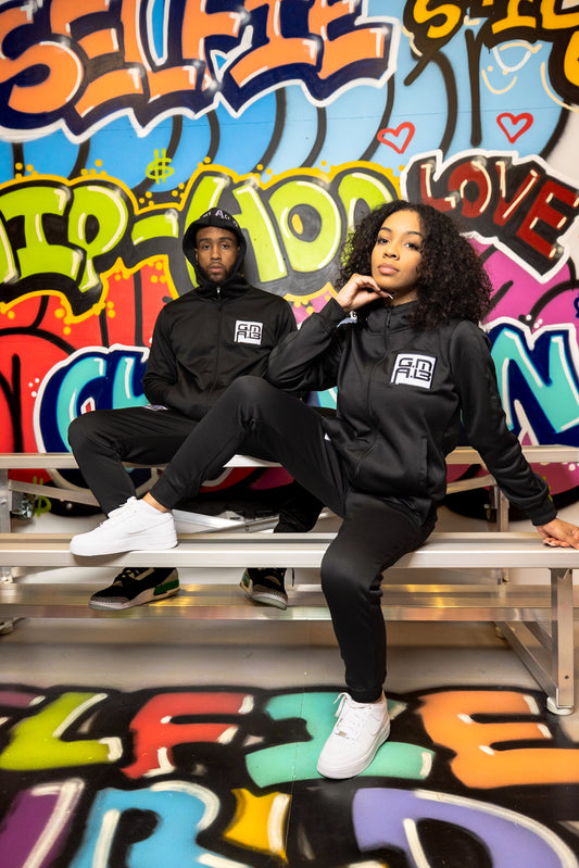 Black Limited Edition G.M.A.B Full Zip Tracksuit