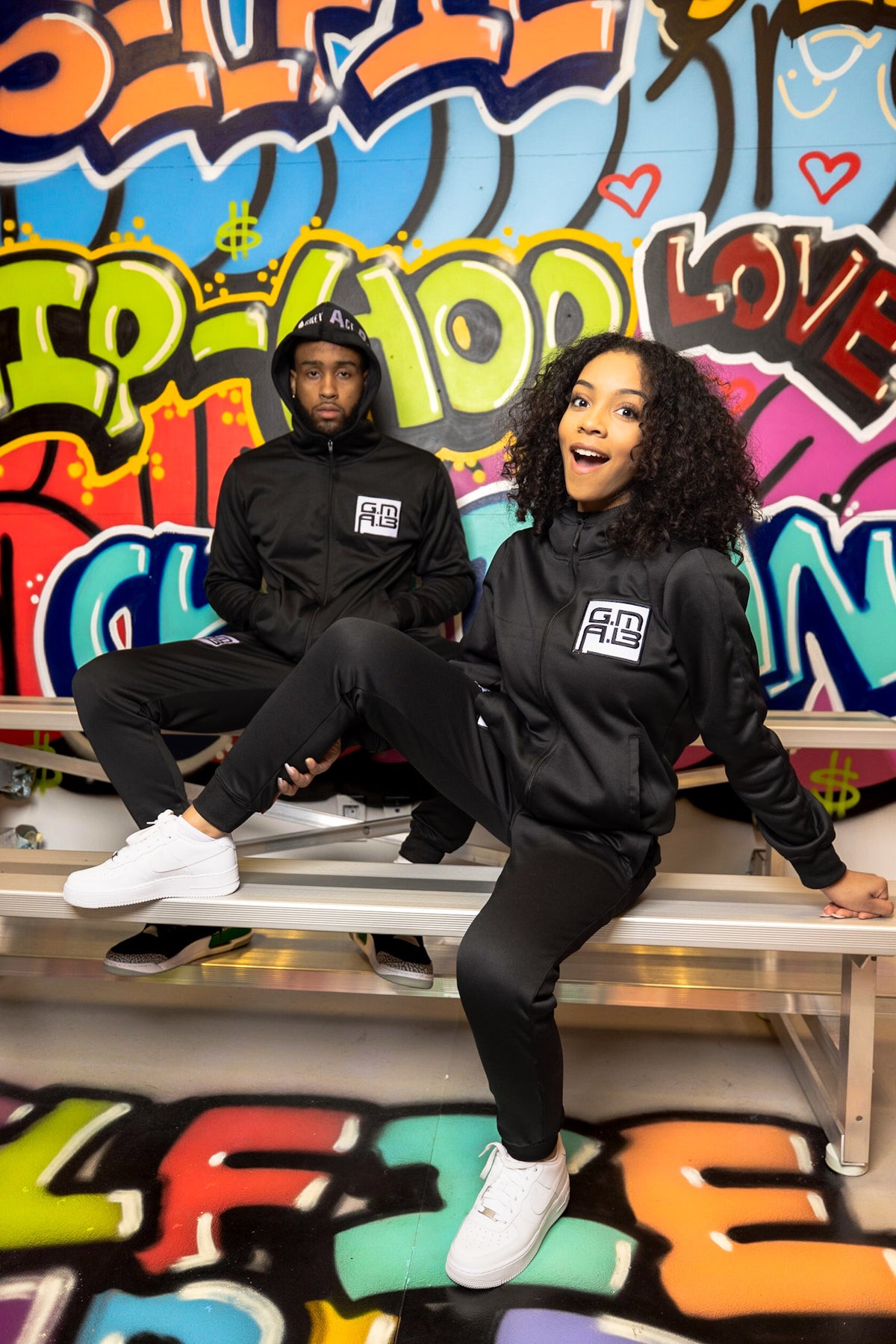 Black Limited Edition G.M.A.B Full Zip Tracksuit