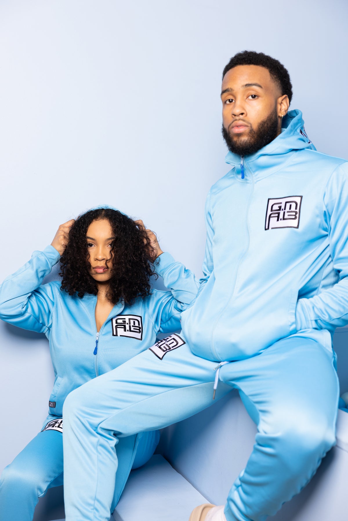 Sky Blue Limited Edition G.M.A.B Full Zip Tracksuit