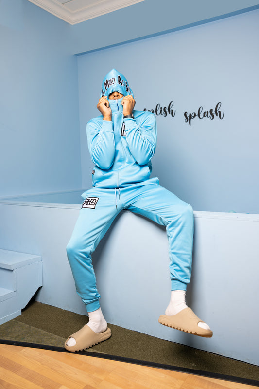 Sky Blue Limited Edition G.M.A.B Full Zip Tracksuit