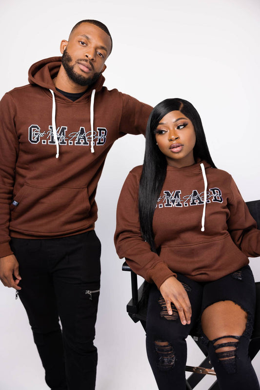 G.M.A.B Cursive Edition Brown Hoodie