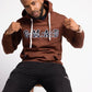 G.M.A.B Cursive Edition Brown Hoodie