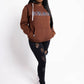 G.M.A.B Cursive Edition Brown Hoodie