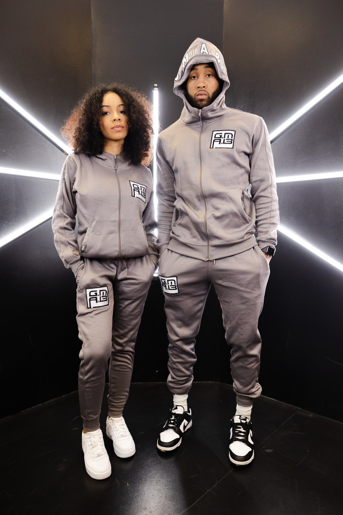 Grey Limited Edition G.M.A.B Full Zip Tracksuit