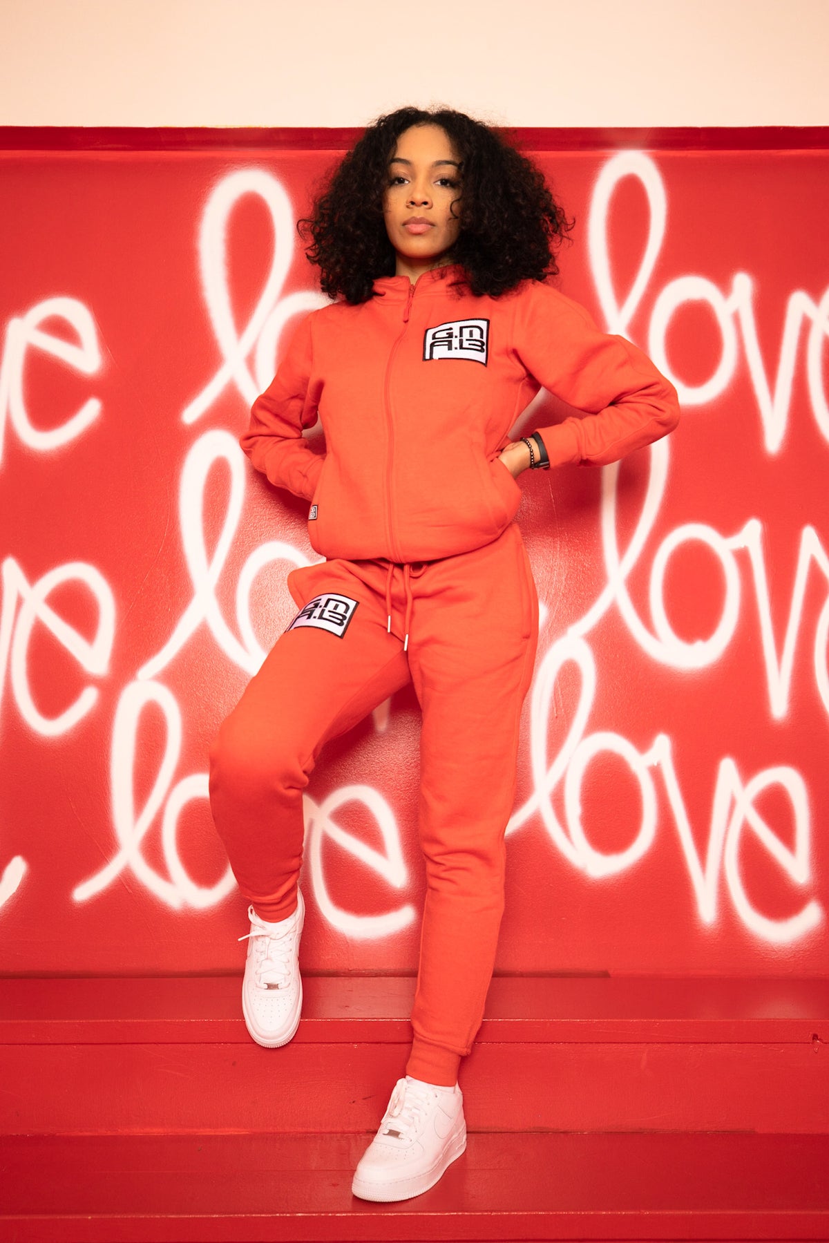 Pueblo Red Limited Edition G.M.A.B Full Zip Tracksuit
